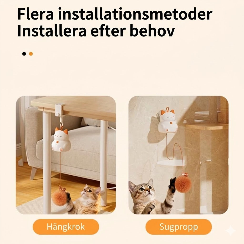 Smart Roterande Kattboll